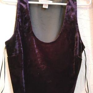 Urban Outfitters dark purple crop top